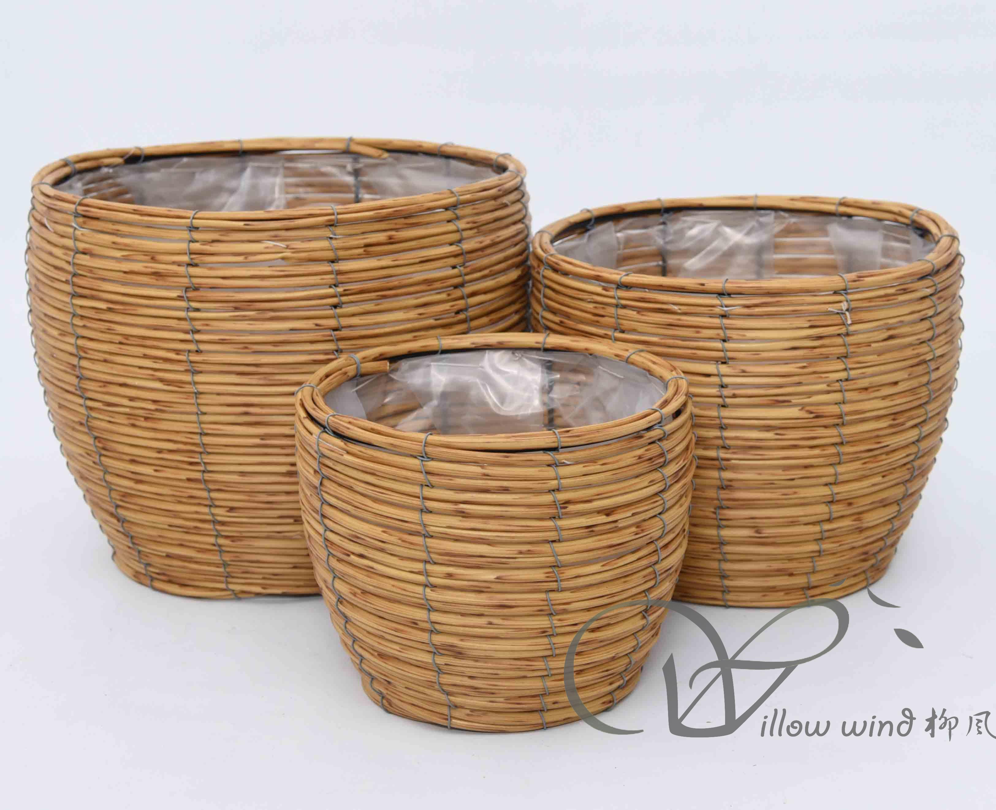 柳風(fēng)收納，客廳收納柳編筐