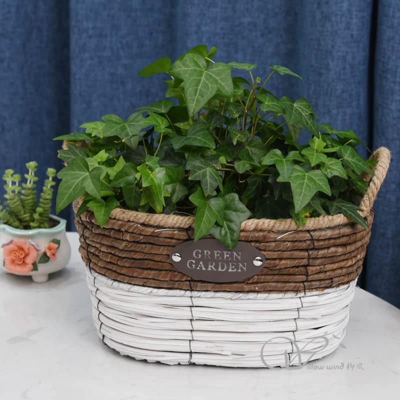 柳風(fēng)收納，客廳收納柳編筐