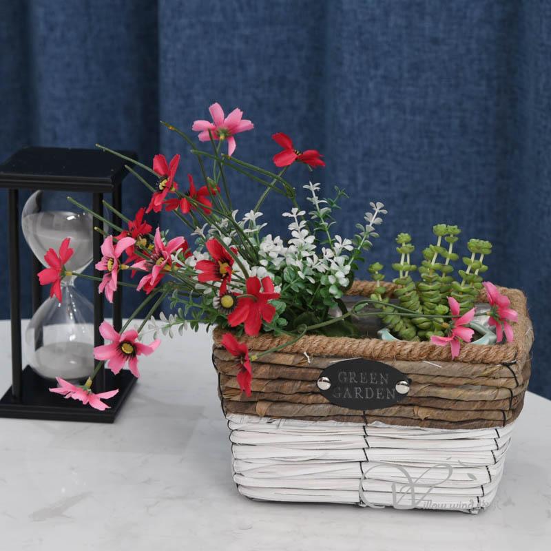 柳風(fēng)收納，客廳收納柳編筐