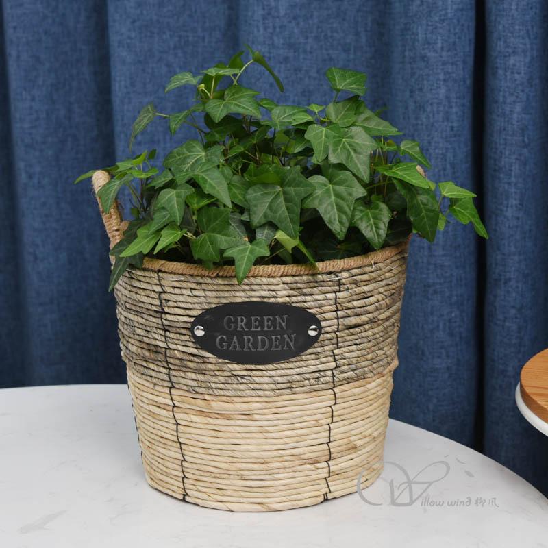 柳風(fēng)收納，客廳收納柳編筐