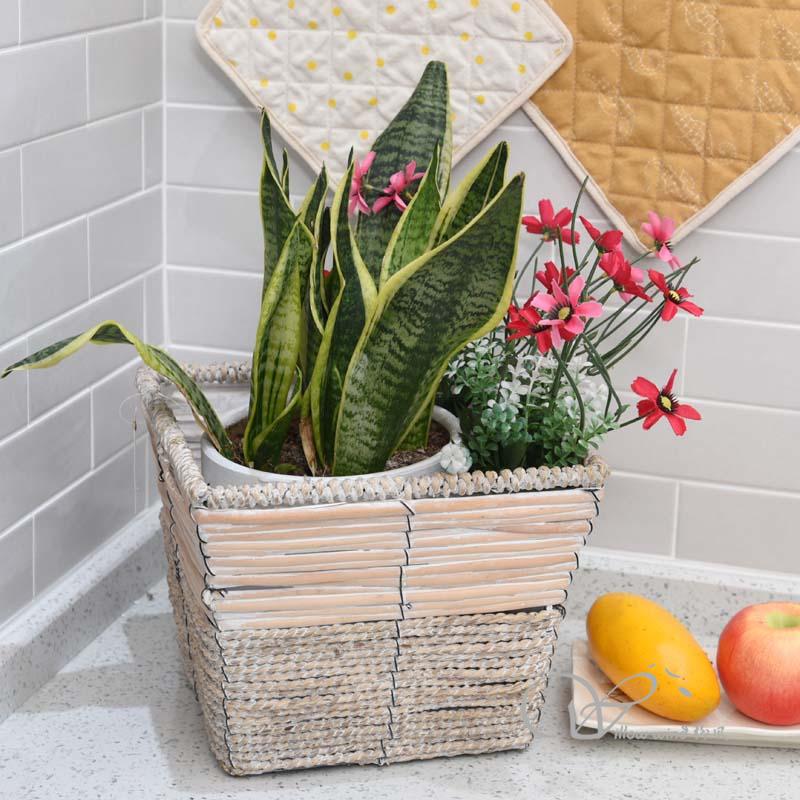 柳風(fēng)收納，客廳收納柳編筐