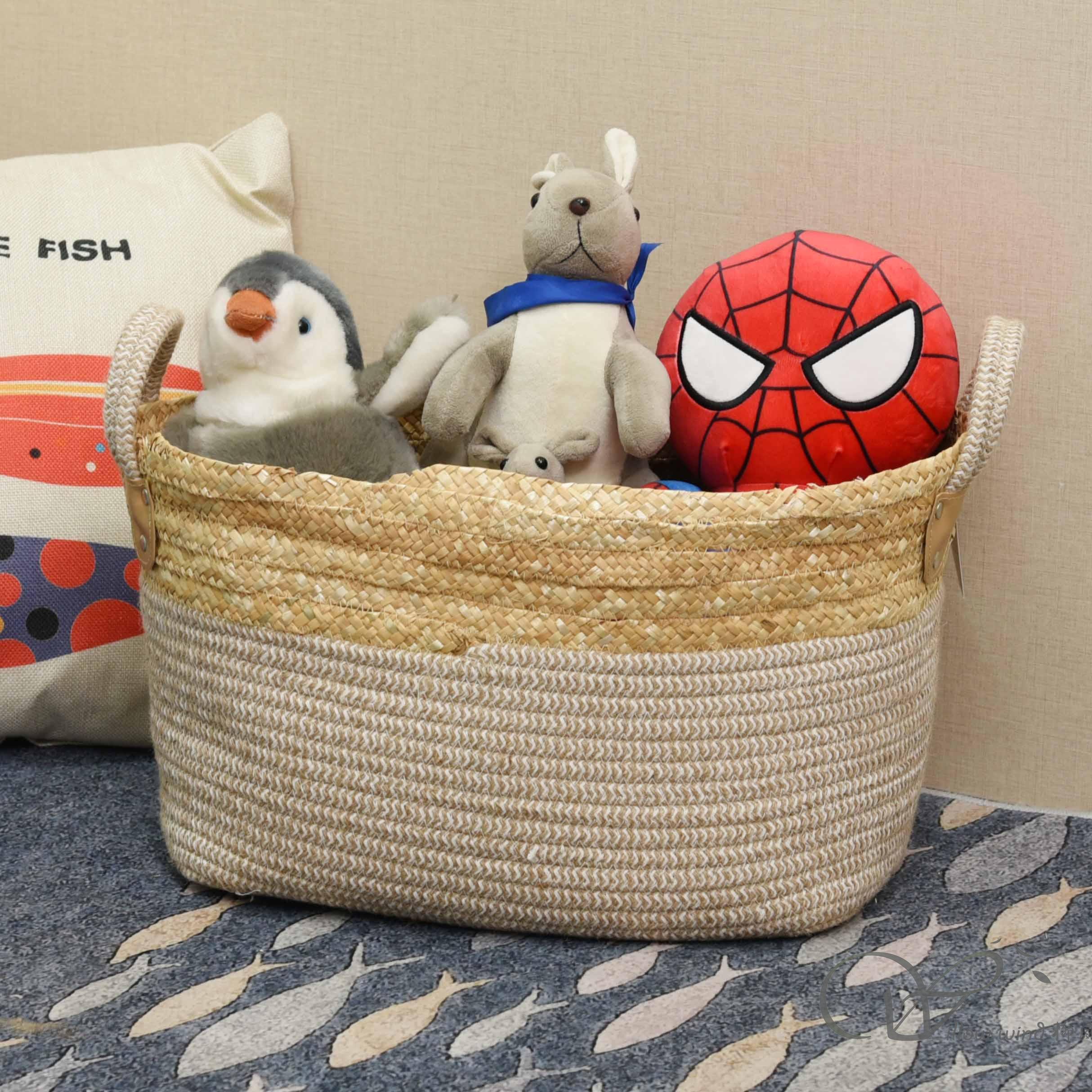 柳風(fēng)收納，客廳收納柳編筐