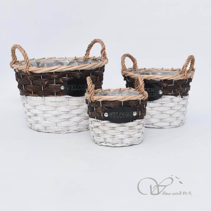 柳風(fēng)收納，客廳收納柳編筐