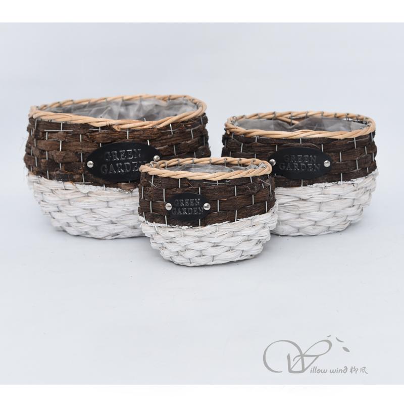 柳風(fēng)收納，客廳收納柳編筐