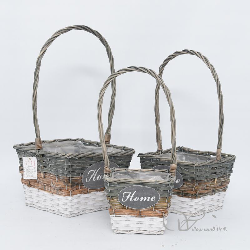 柳風(fēng)收納，客廳收納柳編筐