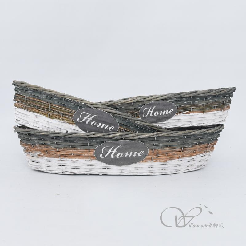 柳風(fēng)收納，客廳收納柳編筐