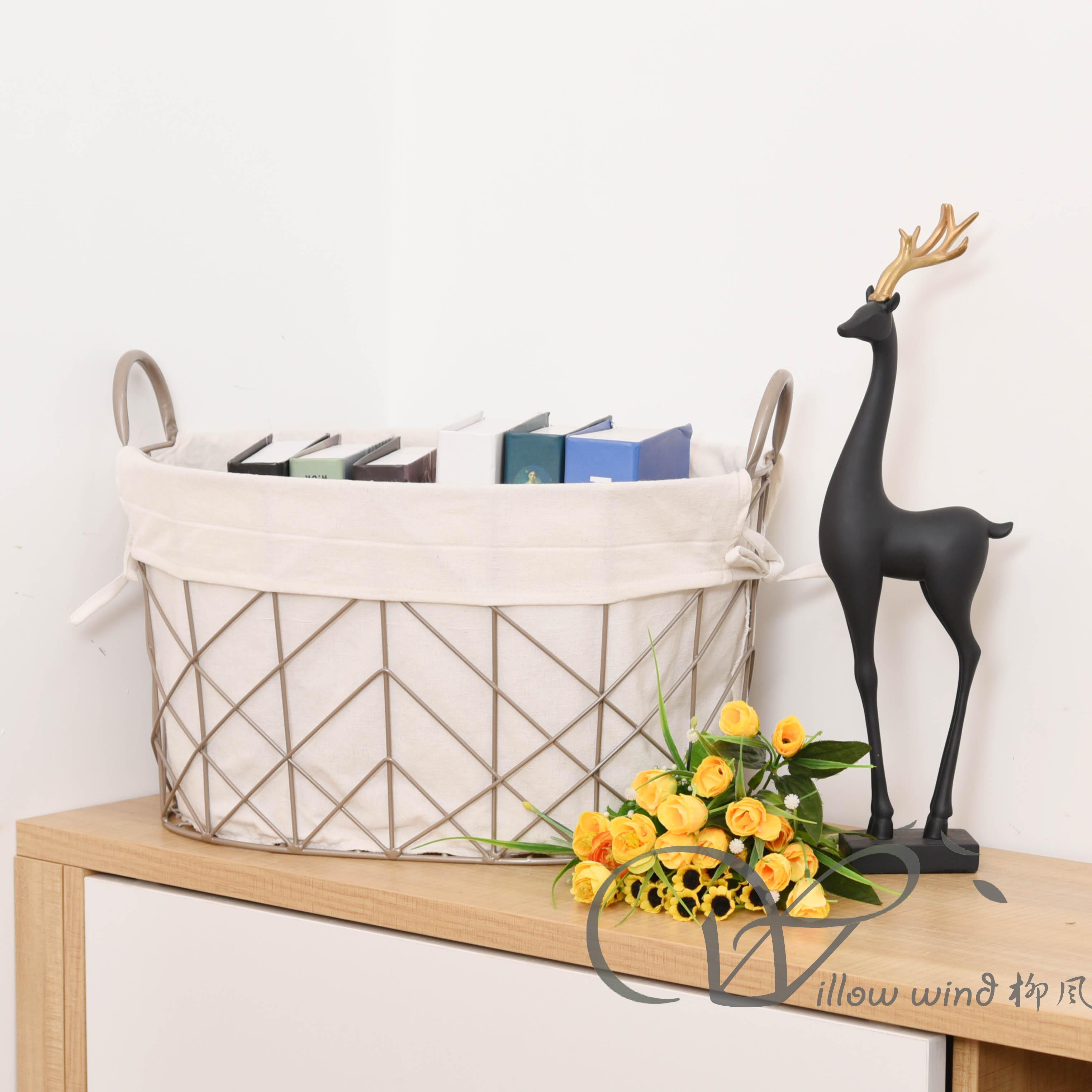 柳風(fēng)收納，客廳收納柳編筐