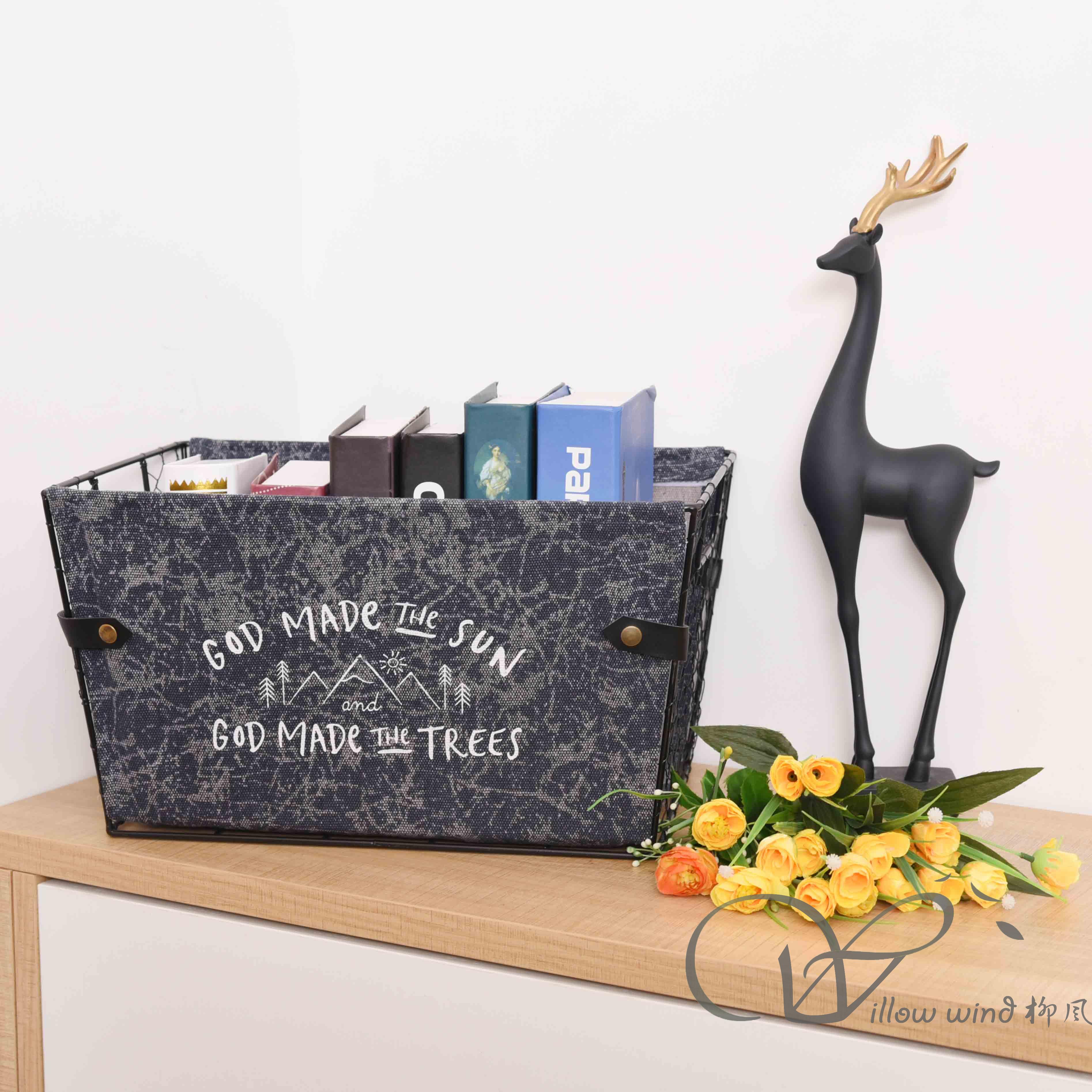 柳風(fēng)收納，客廳收納柳編筐