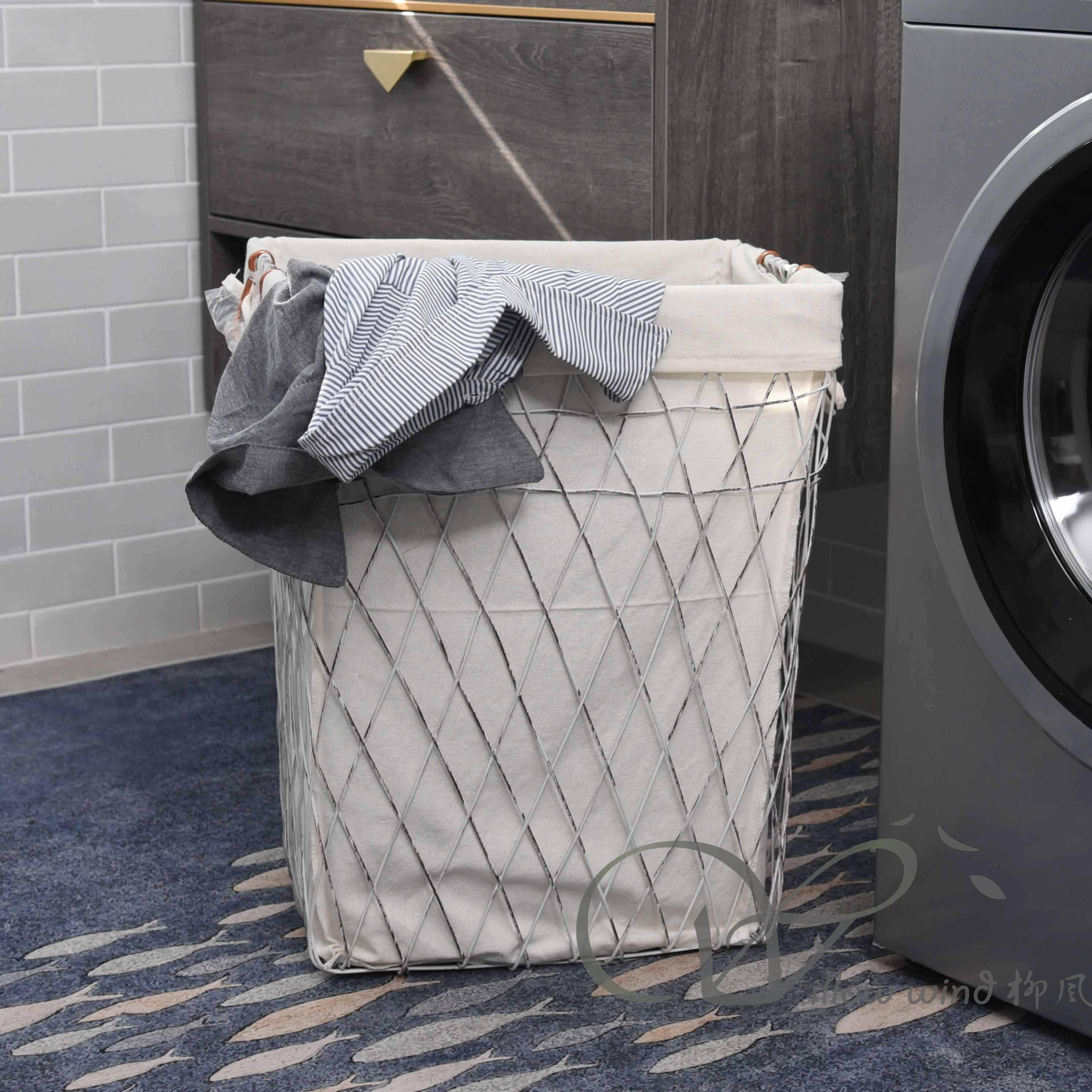 柳風(fēng)收納，客廳收納柳編筐