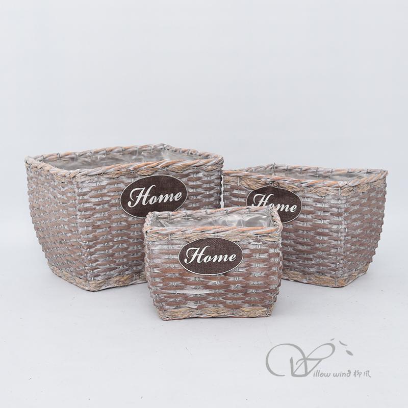 柳風(fēng)收納，客廳收納柳編筐